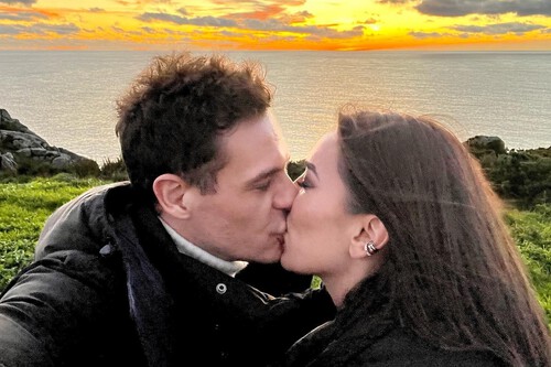 Patricia Pardo y Christan Gálvez enamoradísimos en Grecia. "Con mi musa es  complicado no estar nervioso"