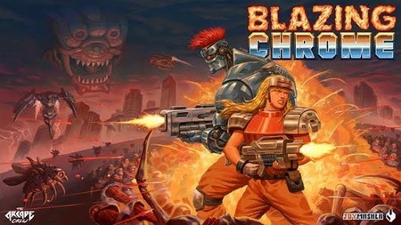 Blazing Chrome y su clara inspiración en Contra con su nuevo y frenético gameplay