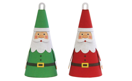 Imprimibles de Papá Noel para el árbol