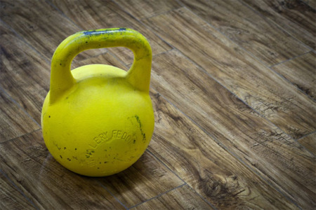 Ketllebell para entrenar en casa