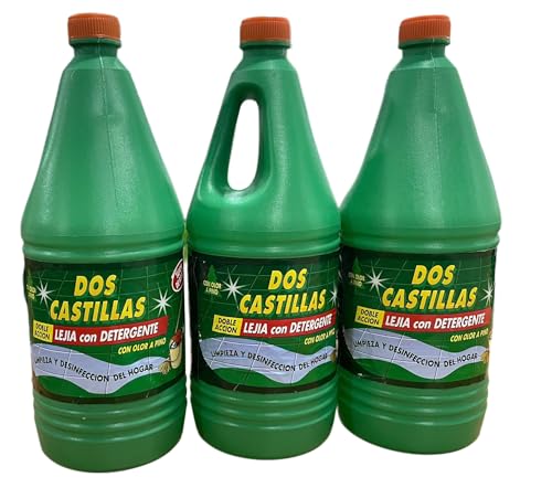 Pack ahorro x3 Lejía con Detergente Olor de Pino Garrafa de 2 litros