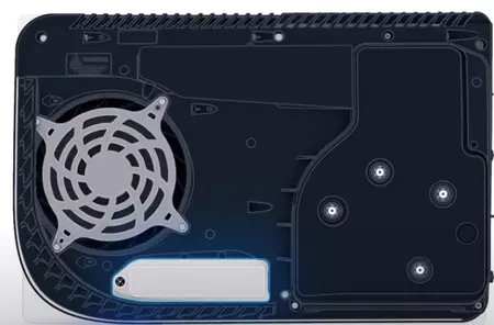 Sección SSD de la PlayStation 5