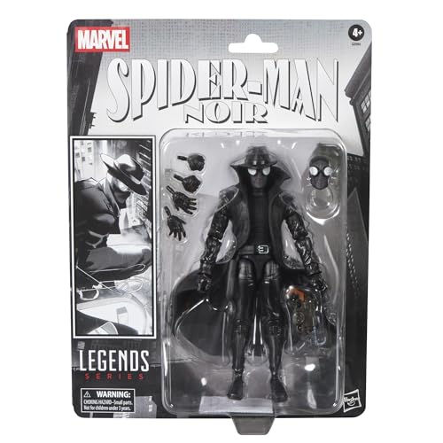 Marvel Legends Series Spider-Man Noir, Retro Cardback Spider-Man Comics 
