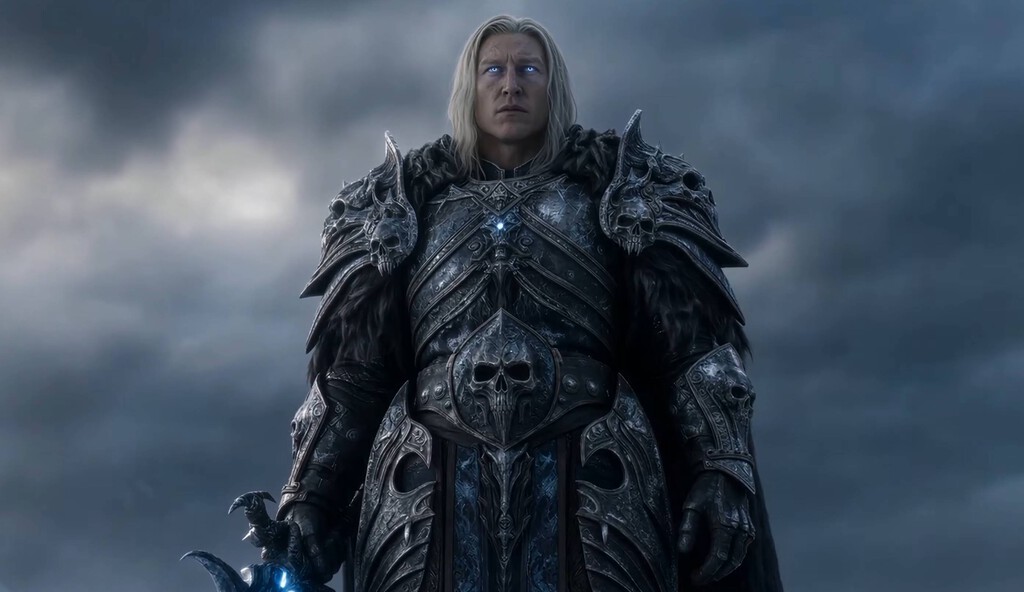 Un fan ha recurrido a la inteligencia artificial para imaginarse una película de Warcraft dedicada a Arthas con un resultado alucinante 