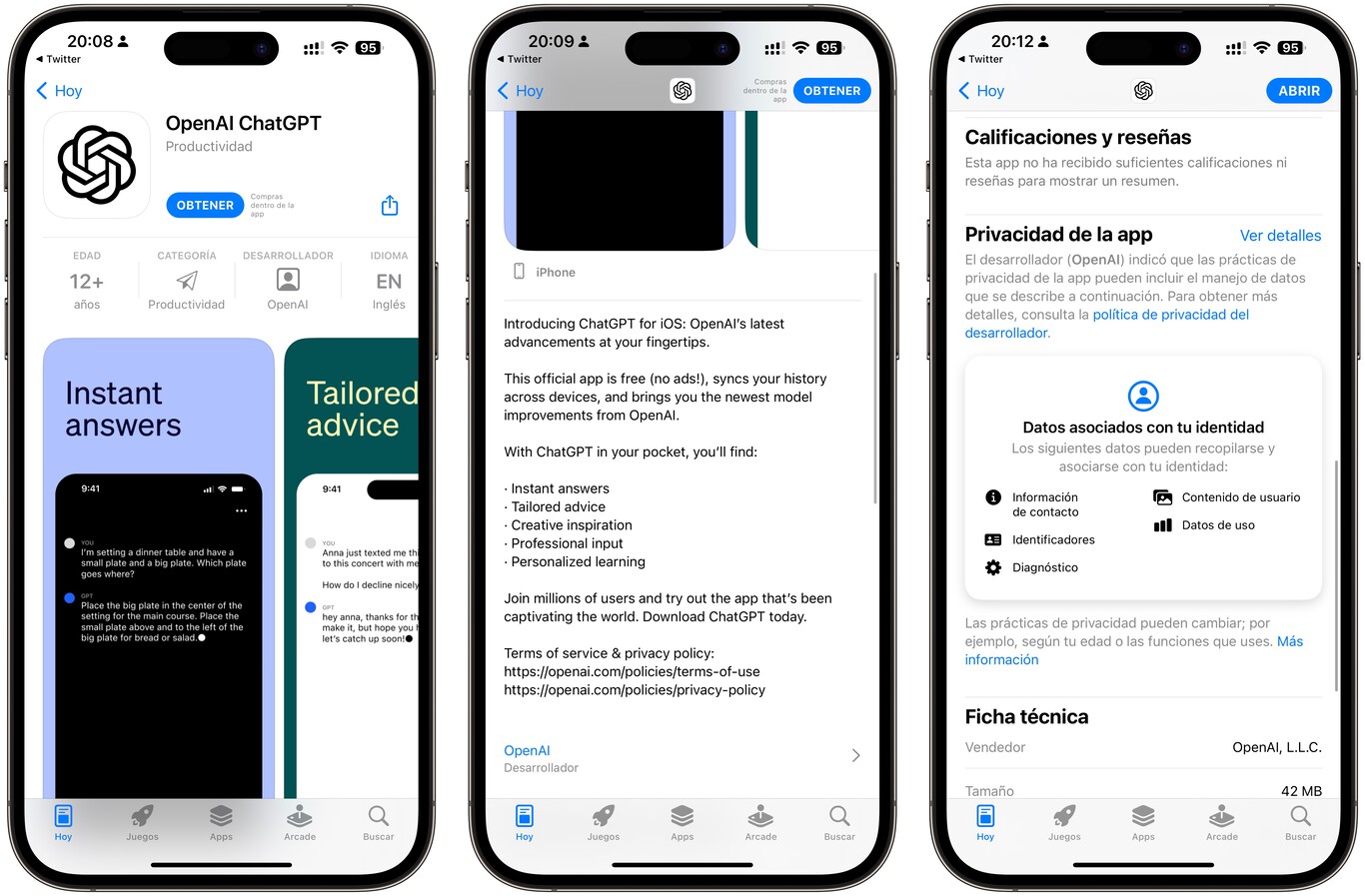 Como instalar la nueva app de ChatGPT oficial y gratis en tu iPhone ...