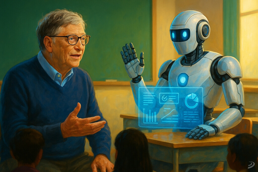 ¿Cumplió la IA la predicción de Bill Gates? 18 meses después, analizamos palabra por palabra su visión 