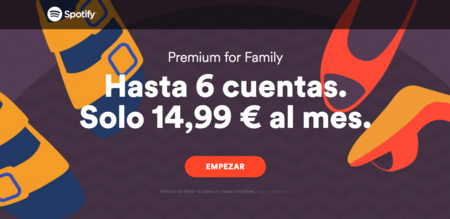 Spotify mejora su plan familiar: ahora sale un 50% más barato e incluye 6 miembros