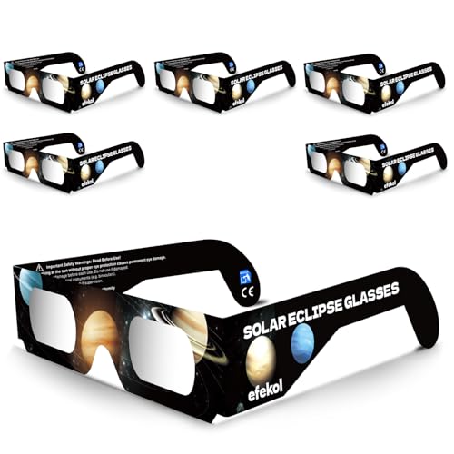 efekol Gafas Eclipse Solar Homologadas - Certificación CE y EN ISO 12312-2