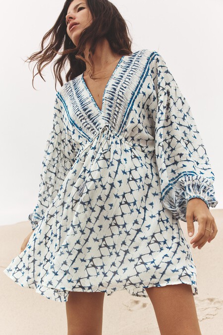 vestido mini boho