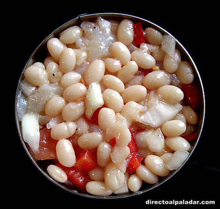 Empedrat de judías y bacalao. Receta