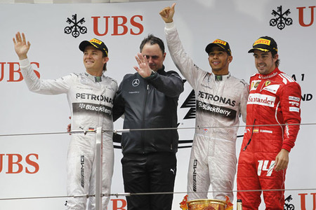 Continúa el dominio de Lewis Hamilton en el Gran Premio de China