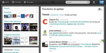 Twitter modifica y mejora las búsquedas de la red social
