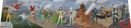 Superman Mural 2