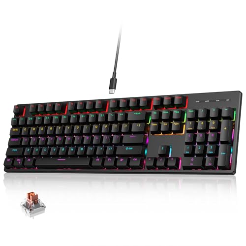 Teclado Mecánico Gamer de Red Switch Hot-Swappable