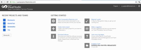 Team Foundation Service Preview