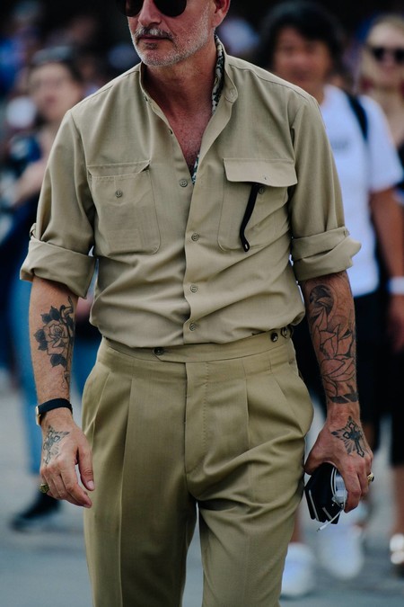 El Mejor Streetstyle De La Semana Pitti Immagien Uomo Camel Looks Spring 202012