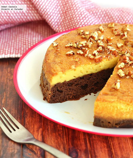 Chocoflan. Receta con Thermomix