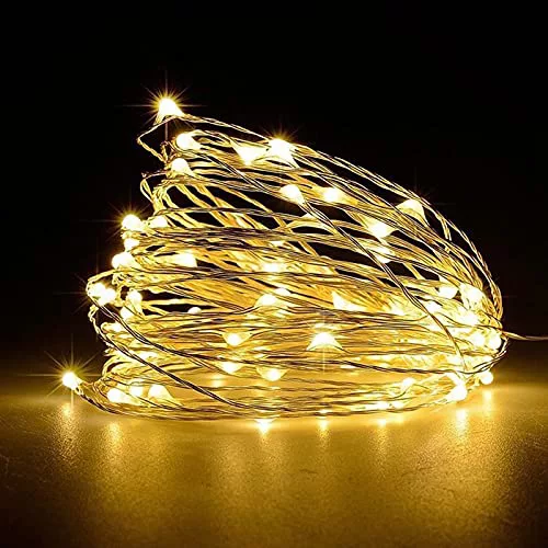 Jsdoin Cadena de Luces,5M 50 LED Guirnalda Luces para Navidad