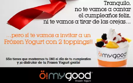 Recoge tu helado gratis en O!My Good si estás de cumple