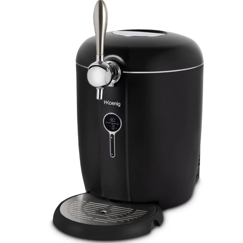 Tirador De Cerveza BW1688 H.Koenig Compatible barriles 5 y 6L, Pantalla Led, Conservacion hasta 30 dias.