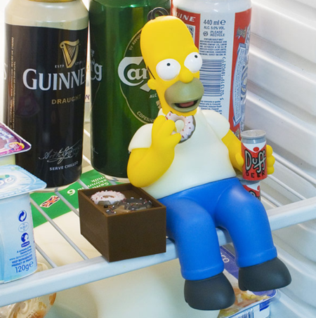 Homer cuidará de que no te roben la cerveza