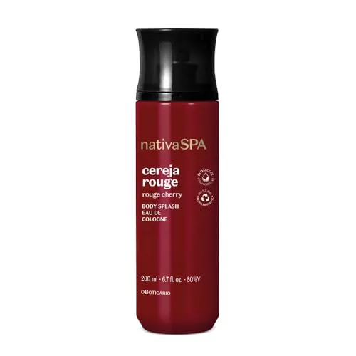 O Boticário Nativa SPA Cereza Rouge 200ml | Bruma Corporal Perfumada Body Spray Vaporizador | Fragrancia para Cuerpo | Vegan