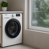 Lluvia fuera, ropa lista dentro: así uso el ciclo de secado de mi lavadora Samsung cuando no hay forma de tender