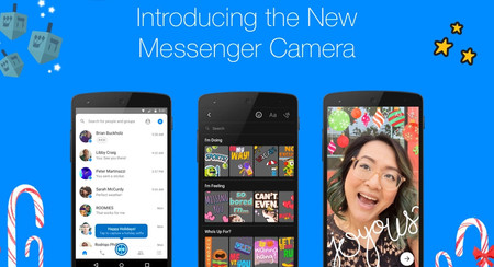 Facebook Messenger mejora su cámara con efectos, stickers, máscaras, marcos y textos