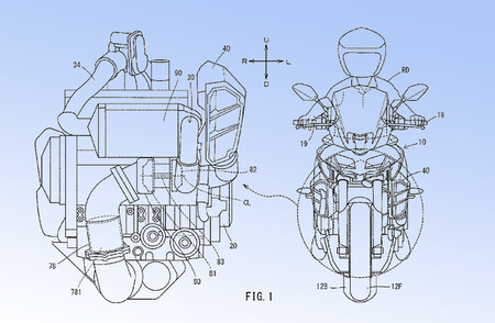 Una Yamaha MT-10 con el motor tricilíndrico de la MT-09, turboalimentado y con 180 CV podría llegar, según estas patentes