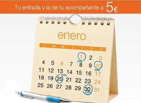 Cinesa pone tu entrada de cine a 5 euros, pero la segunda vez