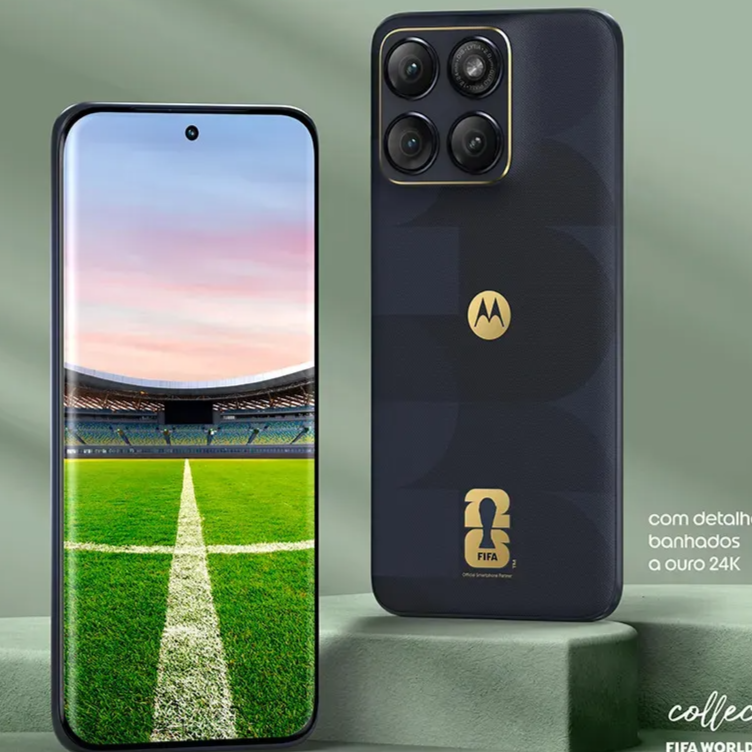 Smartphone Motorola Edge 70 Fusion 5g Fifa World Cup Collection - 256gb 24gb (8gb Ram + 16gb Ram Boost), Camera 50mp Sony Lytia 710, Tela 1.5k Extreme Amoled - Grafite
