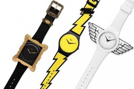 Jeremy Scott sigue haciendo de las suyas, también con los relojes