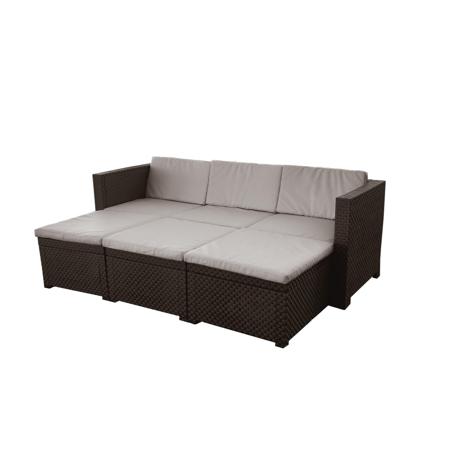  Conjunto de Jardín, Diva Chaisse Longue - Wengue 