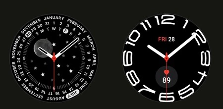 Galaxy Watch 3 の 2 つの新しい顔。Sammobile からの画像