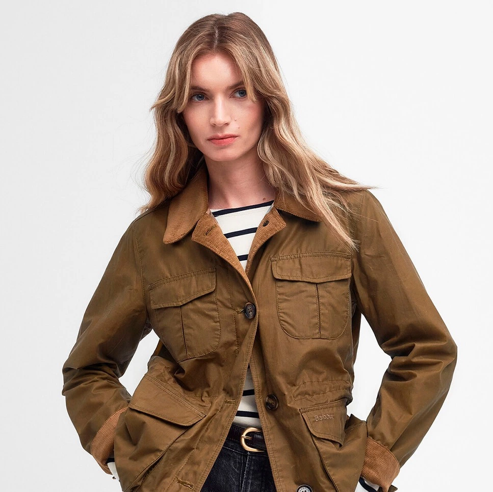 Chaqueta de mujer Julia de Barbour - Marrón