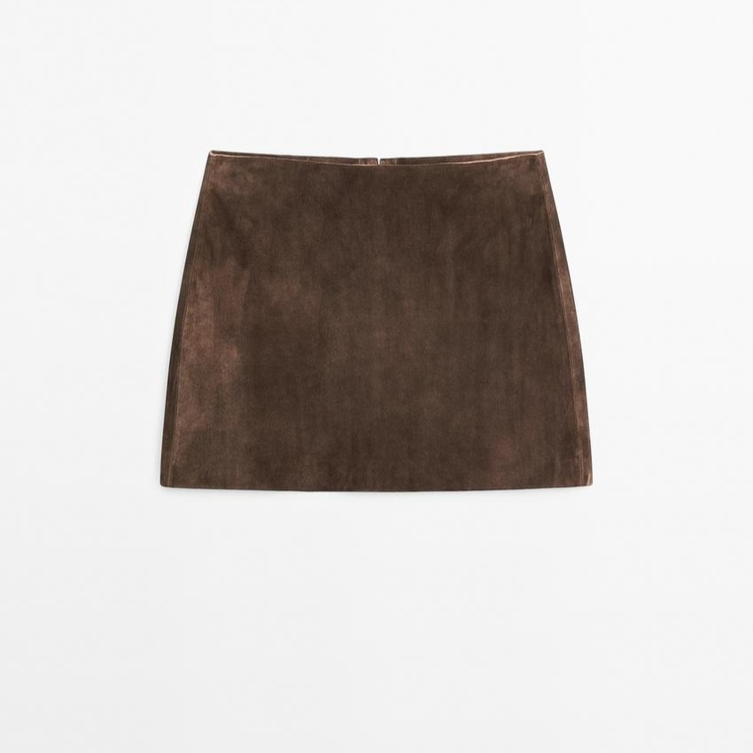 Falda mini piel ante

