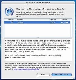 La actualización de iTunes 7 ya está disponible
