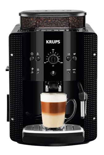 KRUPS Roma, Cafetera Superautomática 15 Bares, Capacidad de 1,7L, Negra