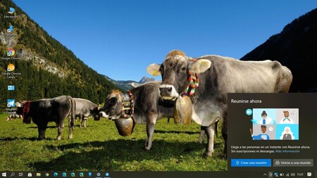 Ya puedes probar las videollamadas con Meet Now en un click si usas Windows 10 May 2019 Update con la última Build