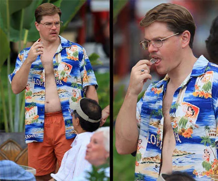 Matt Damon en The Informant o como no lucir en verano