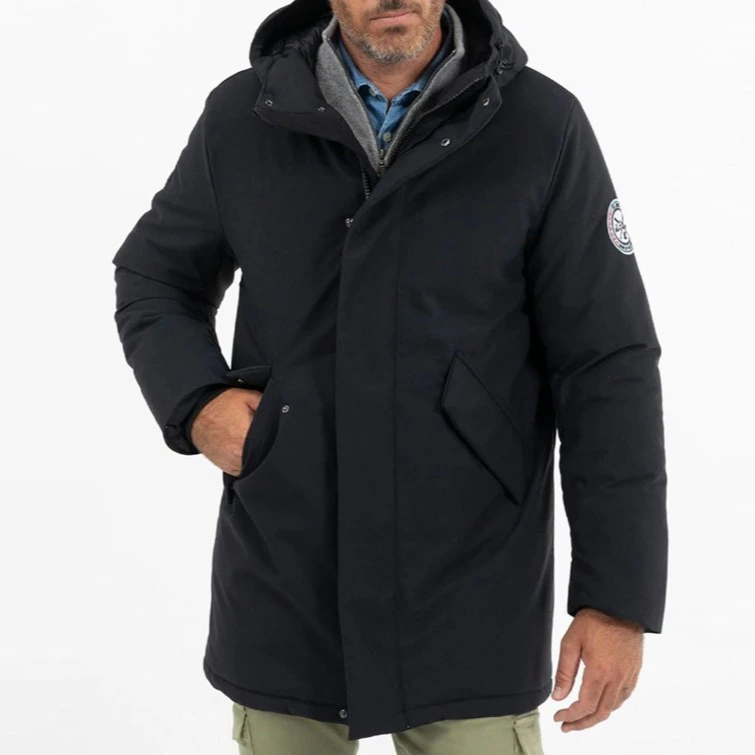 El Pulpo Parka de hombre con capuha