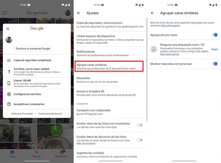 グループの顔の写真