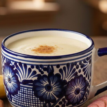 Atole de plátano macho con un litro de leche: rinde hasta 6 tazas