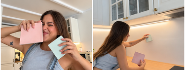 Andrea, la joven que ha reformado su cocina con sus propias manos: "Necesitaba un cambio y yo tenía bastante claro que necesitaba estas baldosas" 