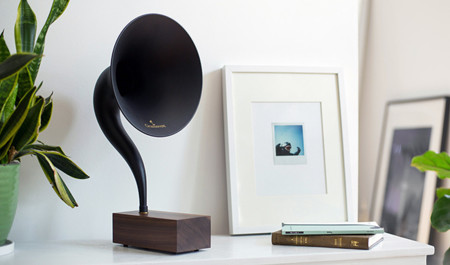 Impresionante bocina Gramophone bluetooth