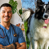Adrián Conde, veterinario: "No recomiendo tener un Border Collie en casa con niños, porque es un perro de trabajo y si no le damos las necesidades adecuadas se puede estresar"