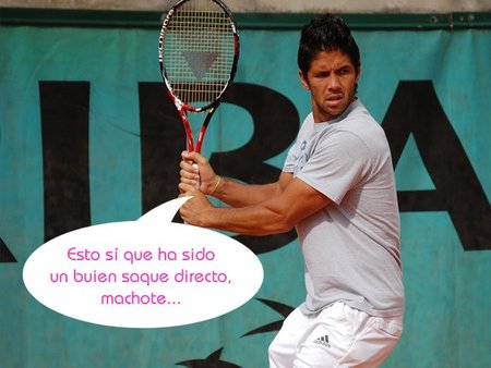 Fernando Verdasco parece que tiene el corazón contento