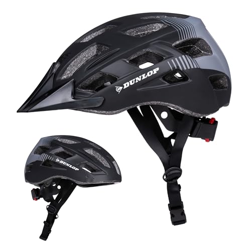 Dunlop Casco Bicicleta Adulto - Casco Bici Ajustable de 55 a 58 cm