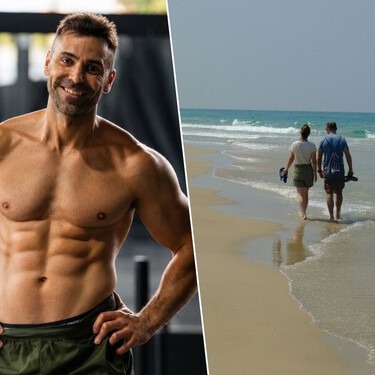 José Ruiz, entrenador personal: "Subestimamos andar por la playa: quema de media 400 calorías la hora" 