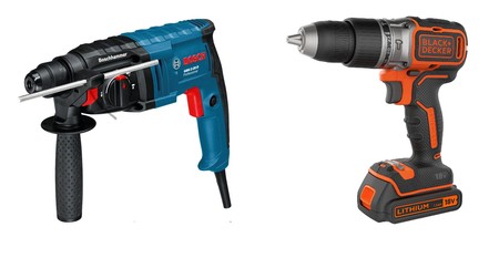 7 ofertas en taladros y martillos perforadores Black & Decker y Bosch Professional en la semana del Black Friday de Amazon